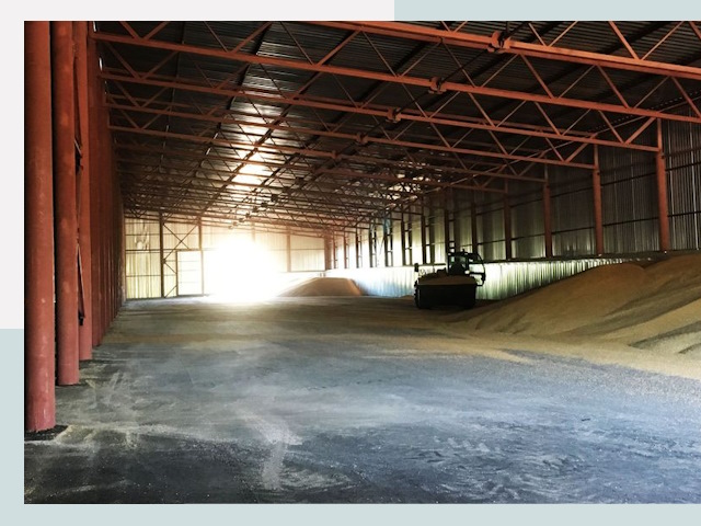 Строительство зернохранилищ в Рассказово