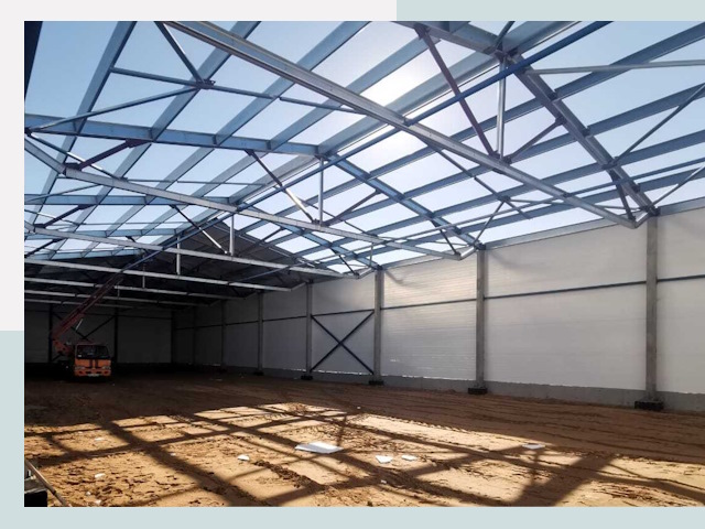 Строительство сенохранилищ в Рассказово