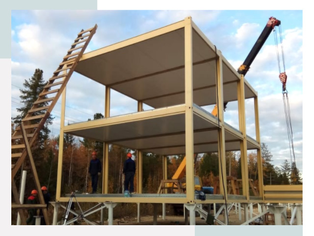 Строительство модульных здания Рассказово