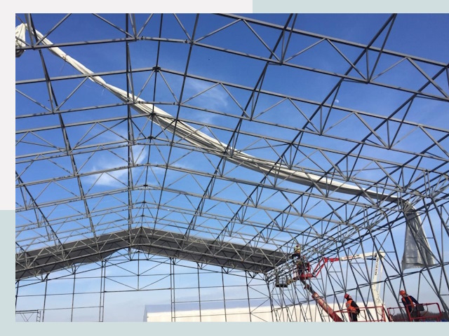 Шатровые ангары от 613 руб. в Рассказово и Тамбовской области