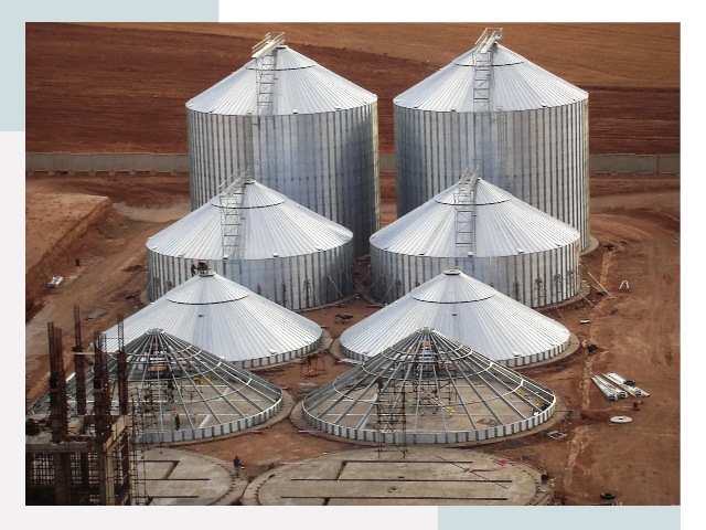 Строительство зерновых силосов в Рассказово