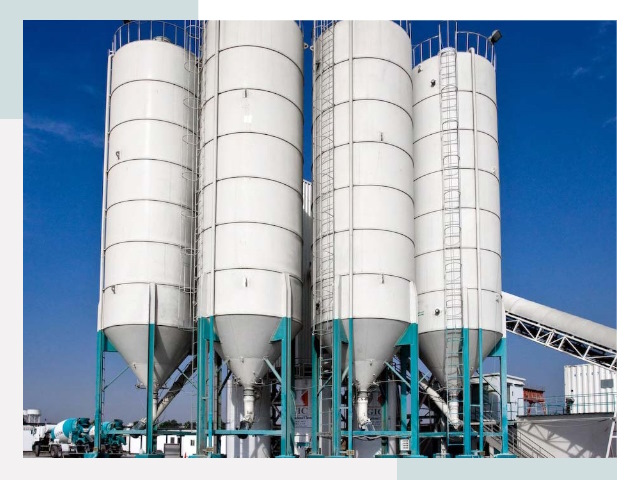 Строительство цементных силосов в Рассказово