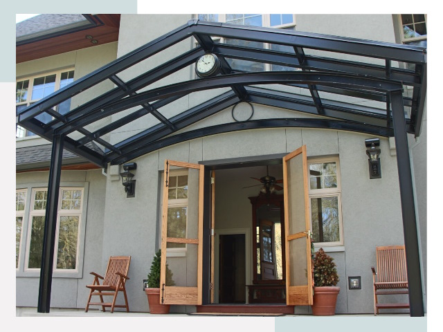 Козырьки металлические в Рассказово