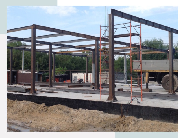 Фундамент для ангаров в Рассказово