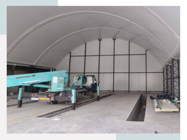 Внутреннее оснащение ангаров в Рассказово