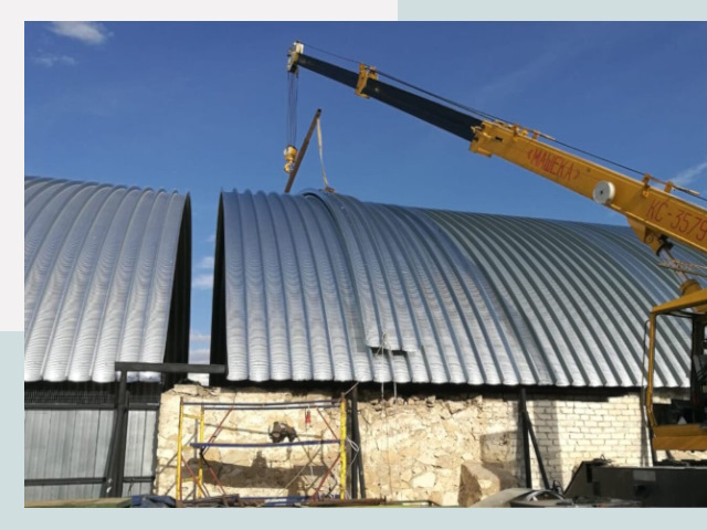 Реконструкция ангаров в Рассказово от 613 руб.