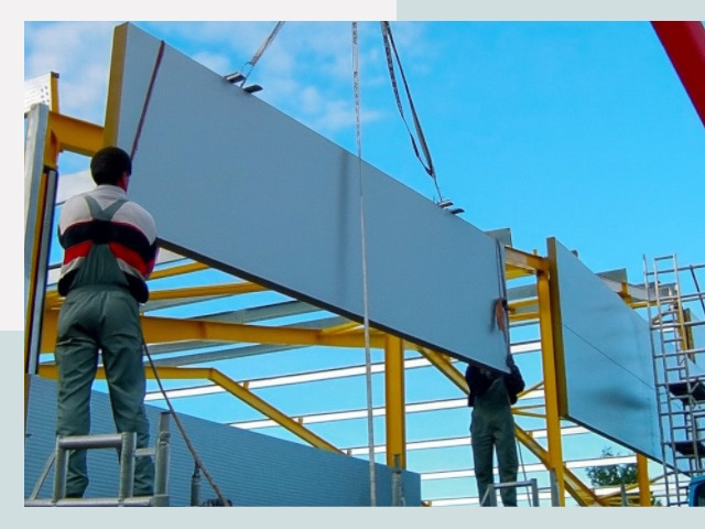 Монтаж сэндвич-панелей в Рассказово от 613 руб.